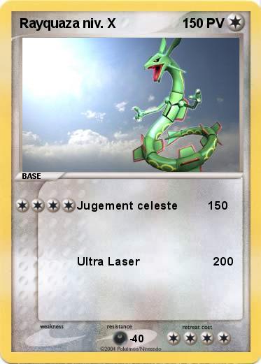 Pokemon Rayquaza niv. X