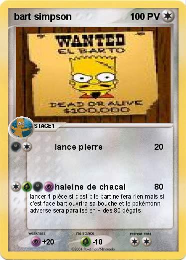 Pokemon bart simpson