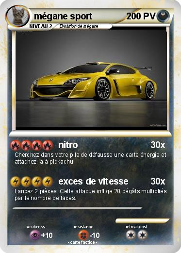 Pokemon mégane sport