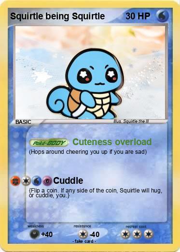 Pokemon Squirtle being Squirtle
