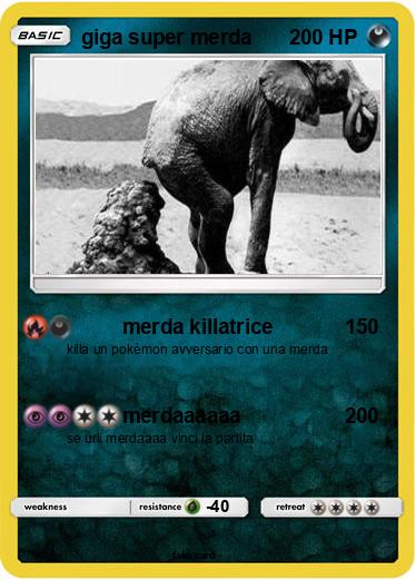 Pokemon giga super merda