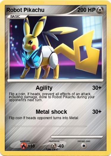 Pokemon Robot Pikachu