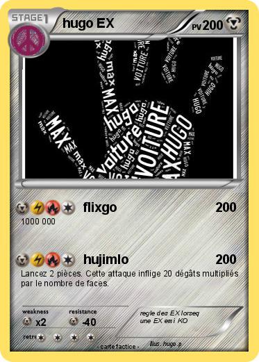 Pokemon hugo EX