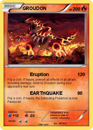 Pokemon GROUDON
