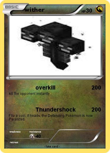 Pokemon wither