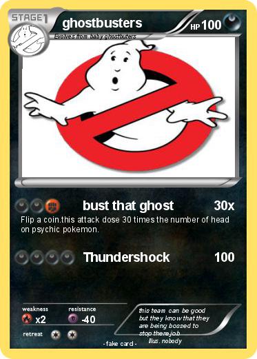 Pokemon ghostbusters