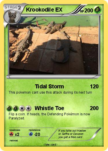 Pokemon Krookodile EX