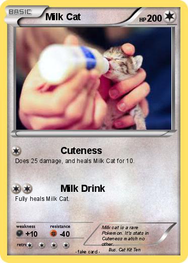 Pokemon Milk Cat