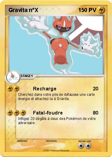 Pokemon Gravita n°X