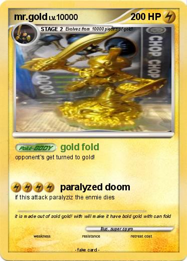 Pokemon mr.gold