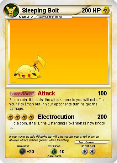 Pokemon Sleeping Bolt