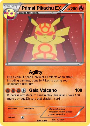 Pokemon Primal Pikachu EX