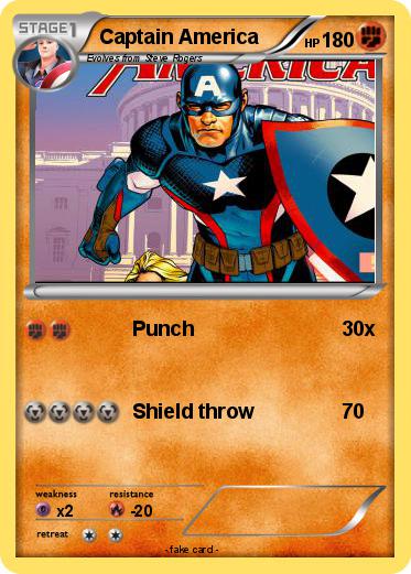 Pokemon Captain America