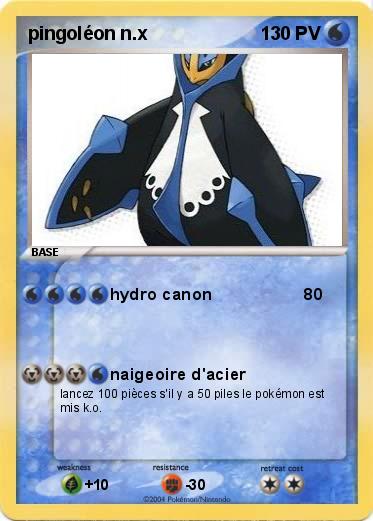 Pokemon pingoléon n.x