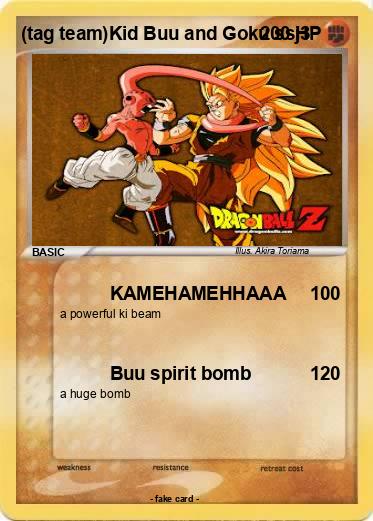 Pokemon (tag team)Kid Buu and Goku ssj3