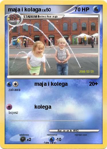 Pokemon maja i kolaga
