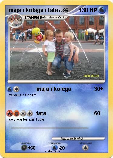 Pokemon maja i kolaga i tata