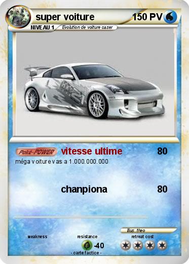 Pokemon super voiture