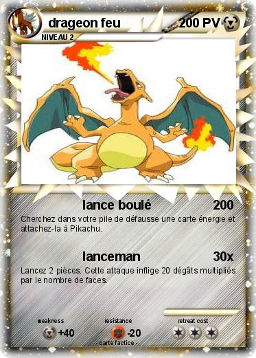 Pokemon drageon feu