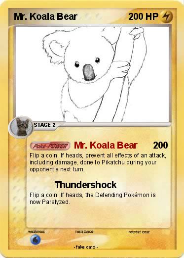 Pokemon Mr. Koala Bear