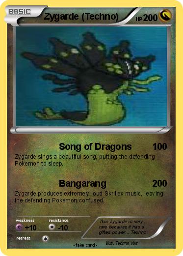 Pokemon Zygarde (Techno)