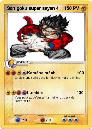 Pokemon San goku super sayan 4