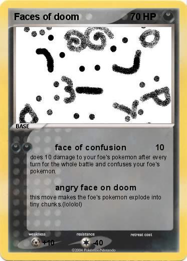 Pokemon Faces of doom