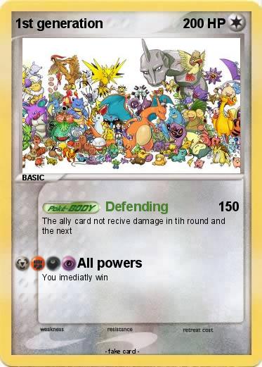 Pokemon 1st generation