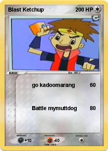 Pokemon Blast Ketchup