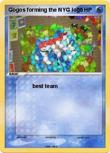 Pokemon Gogos forming the NYG logo