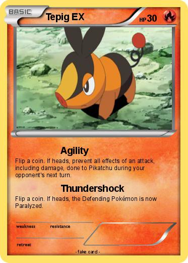 Pokemon Tepig EX