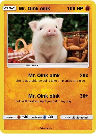 Pokemon Mr. Oink oink