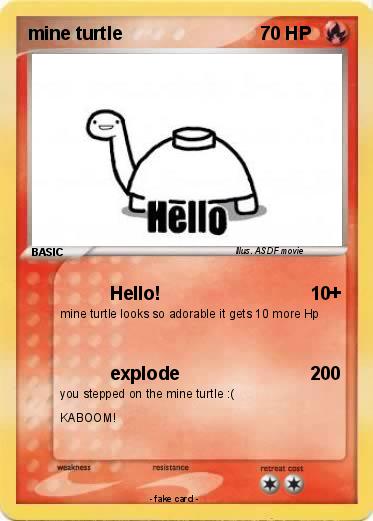 Pokemon mine turtle