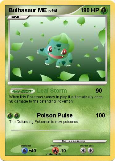 Pokemon Bulbasaur ME