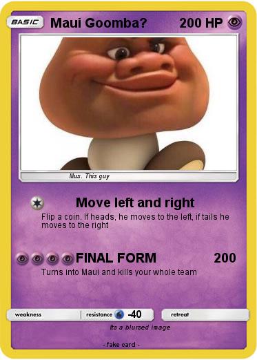 Pokemon Maui Goomba?