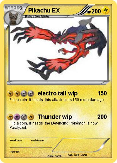 Pokemon Pikachu EX