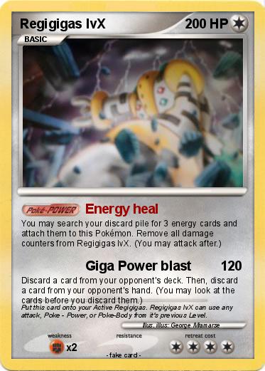 Pokemon Regigigas lvX