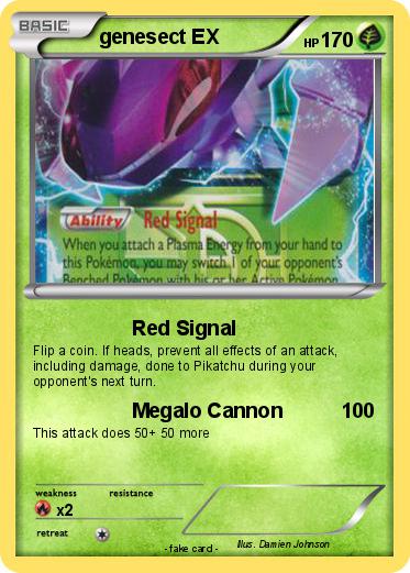 Pokemon genesect EX