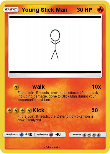 Pokemon Young Stick Man
