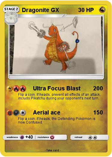 Pokemon Dragonite GX