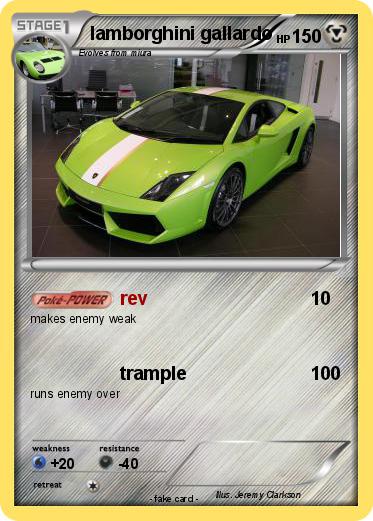 Pokemon lamborghini gallardo