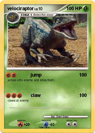 Pokemon velociraptor