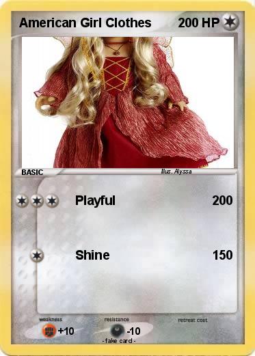 Pokemon American Girl Clothes