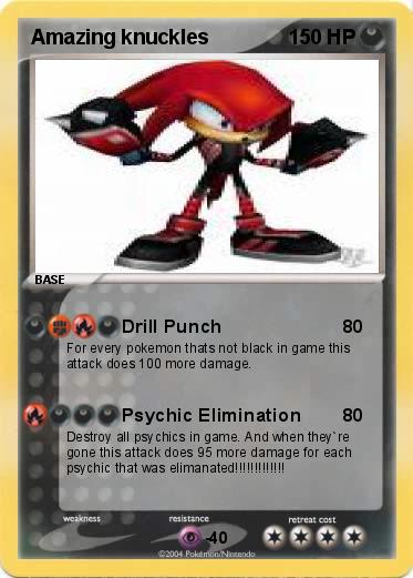 Pokemon Amazing knuckles