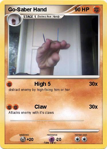 Pokemon Go-Saber Hand
