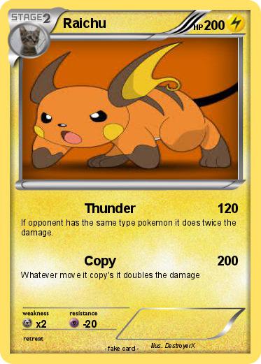Pokemon Raichu