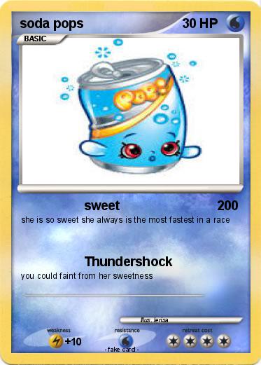 Pokemon soda pops