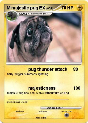 Pokemon M majestic pug EX