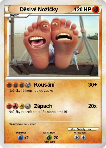 Pokemon Děsivé Nožičky