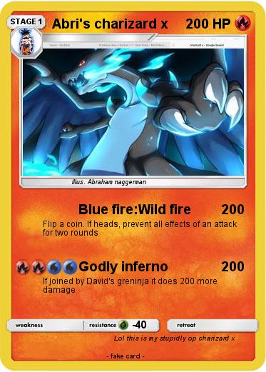 Pokemon Abri's charizard x